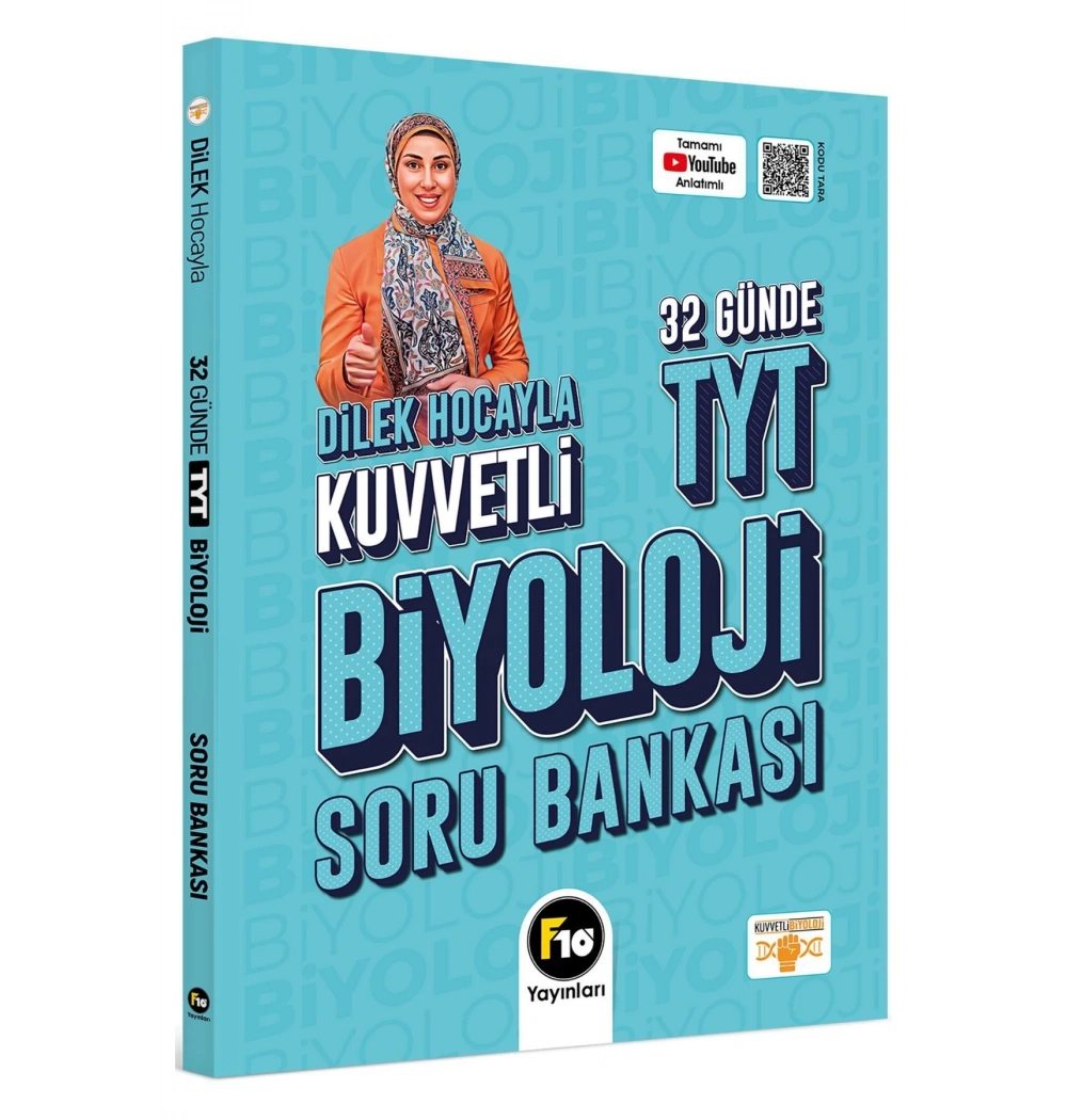 Dilek Hocayla 32 Günde Biyoloji Soru Bankası  F10 Yayınları