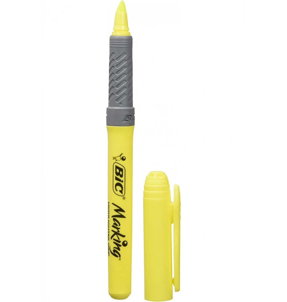 Bic Markıng Hıghlıghter Grıp Fosforlu Kalem Sarı