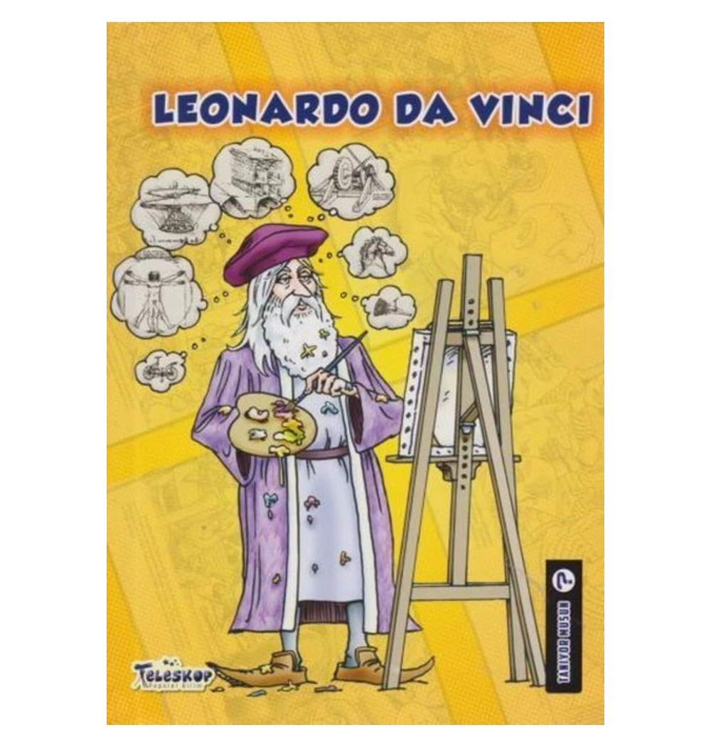 Leonardo Da Vıncı Tanıyor musun? Ciltli Çizgi Roman Teleskop Yayınları