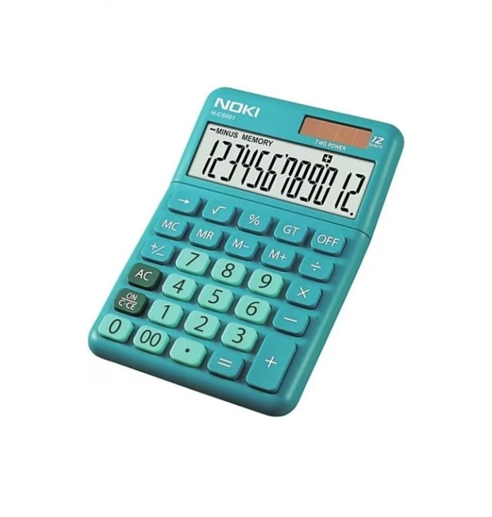 Noki Hesap Makinesi 12 Hane Kod:H-Mc009 Cam Göbeği