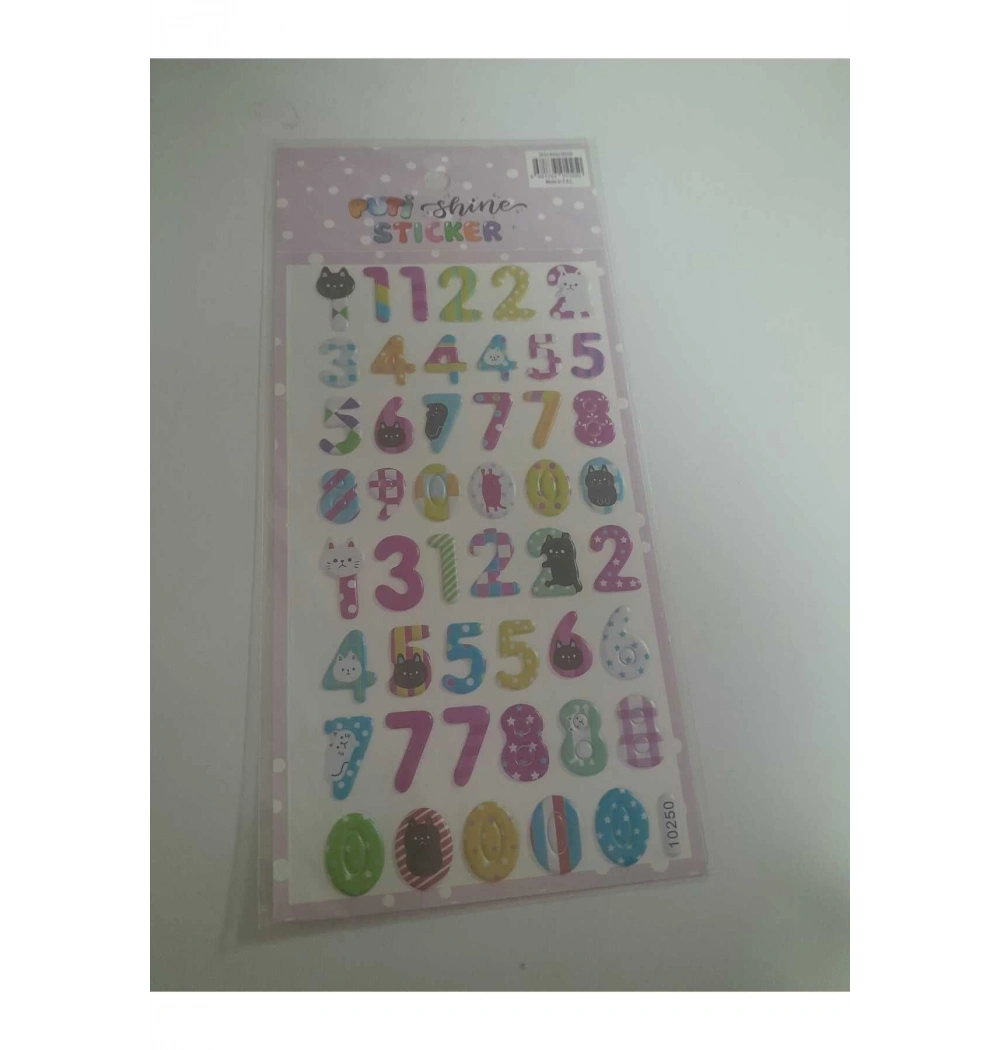 Viva Puti Shıne Sticker Rakamlar10250