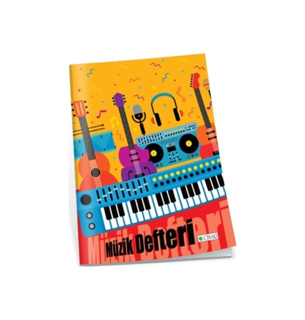 Çınar Karton Kapak Büyük Boy Müzik Defteri 20 Yp 22000