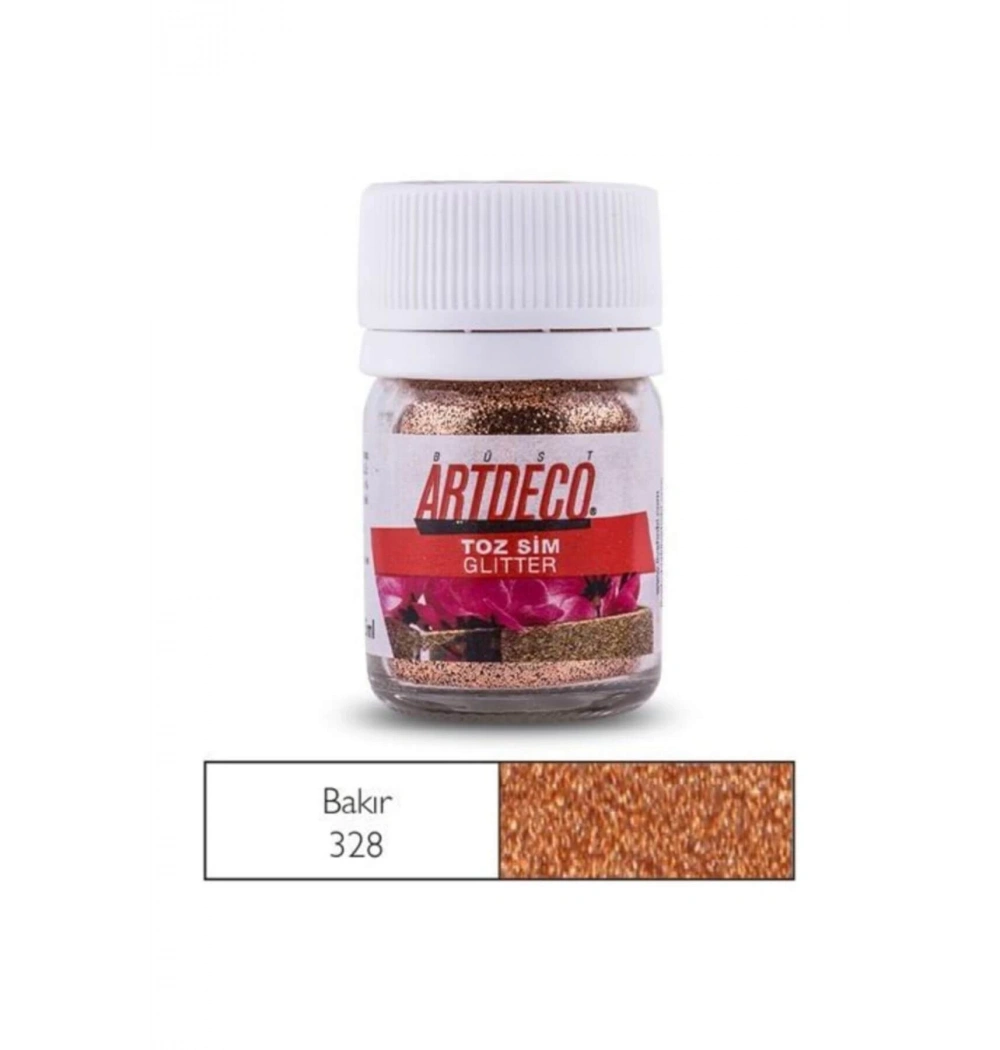 Lisans Artdeco Metalik Kumaş Boyası 25 Ml. Koyu Bakır Kupfer