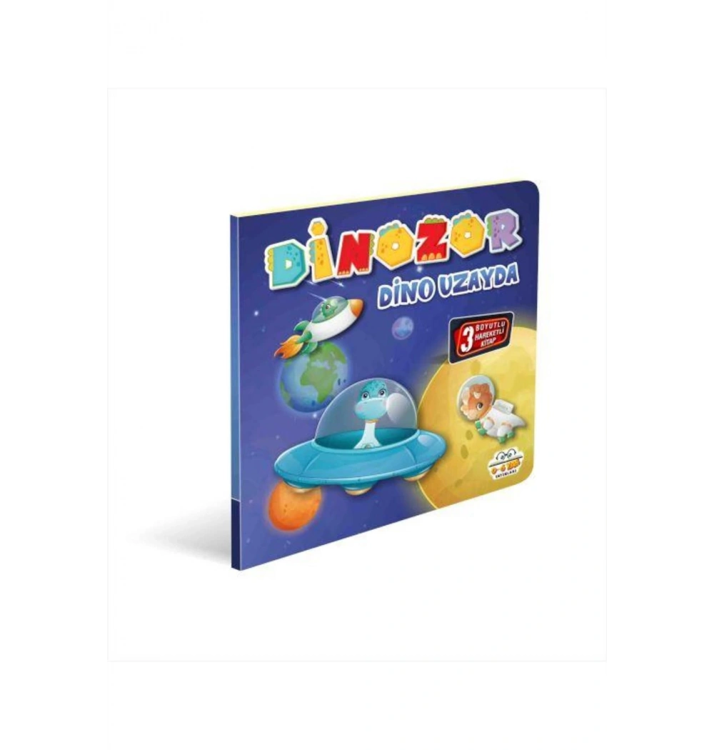 Dinozor Dino Uzayda Harketli Kitap Parıltı
