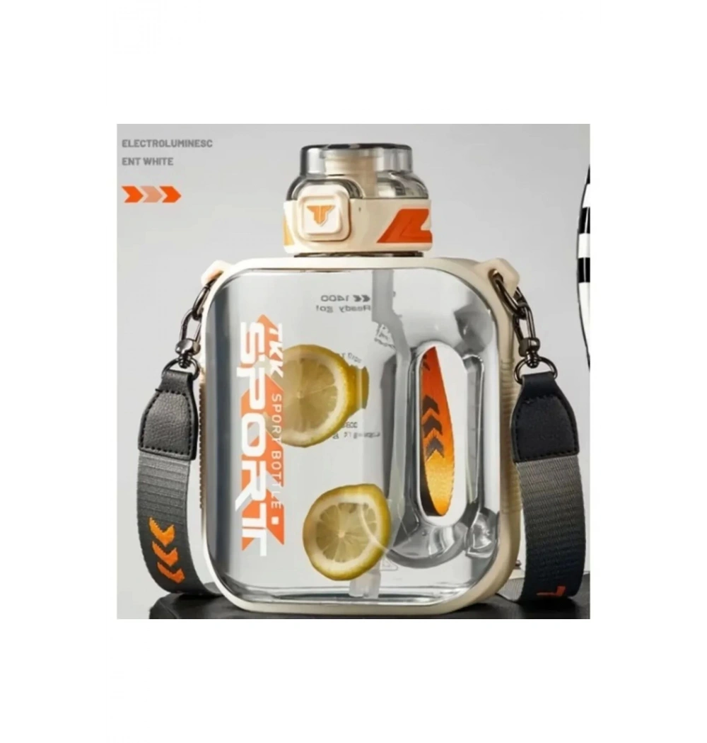 Vagon Lıfe Ttk Sporcu Matarası 1000Ml Beyaz T-1022