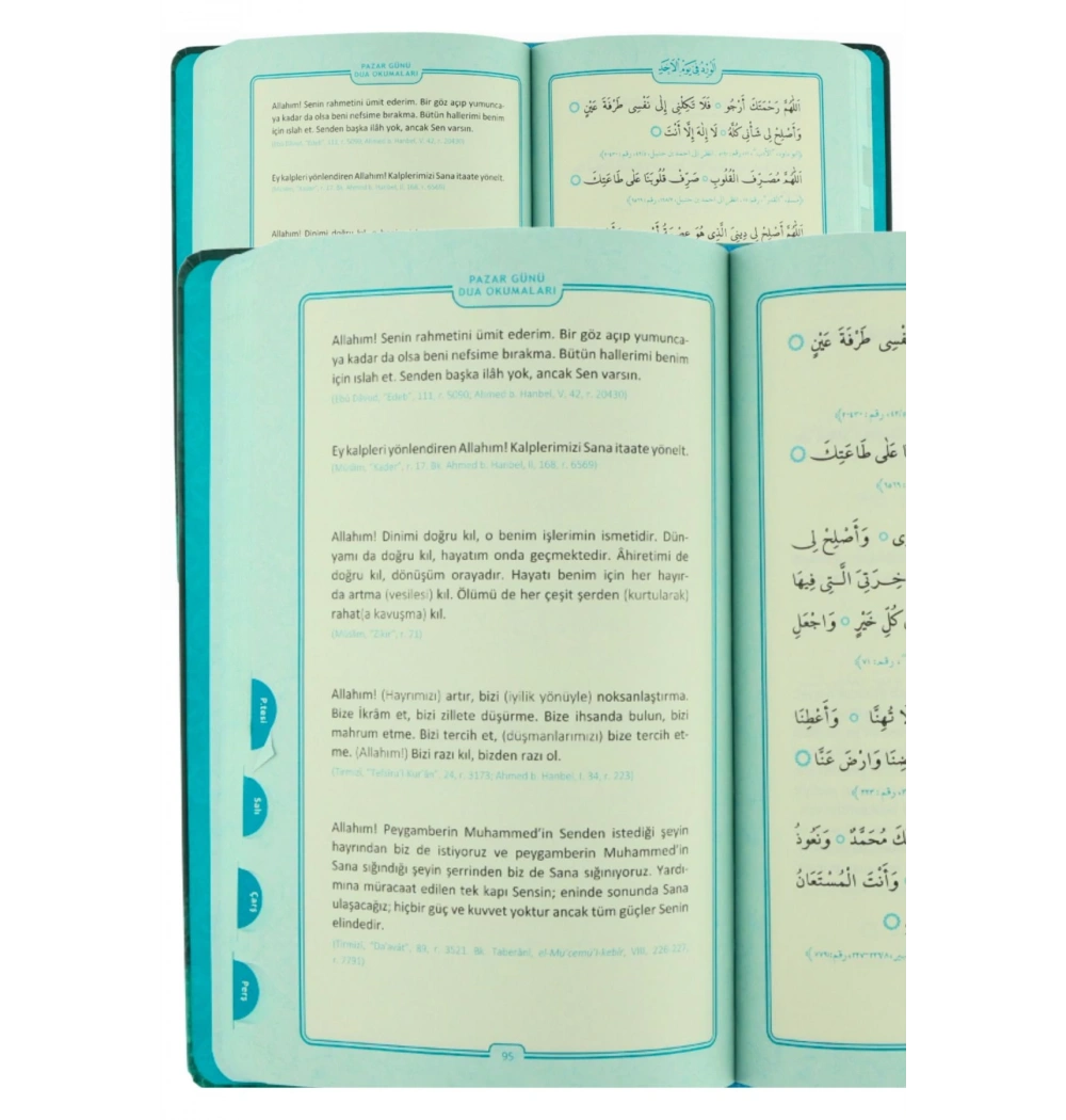 Dua Kitabı Büyük Boy  Turkuaz  Server