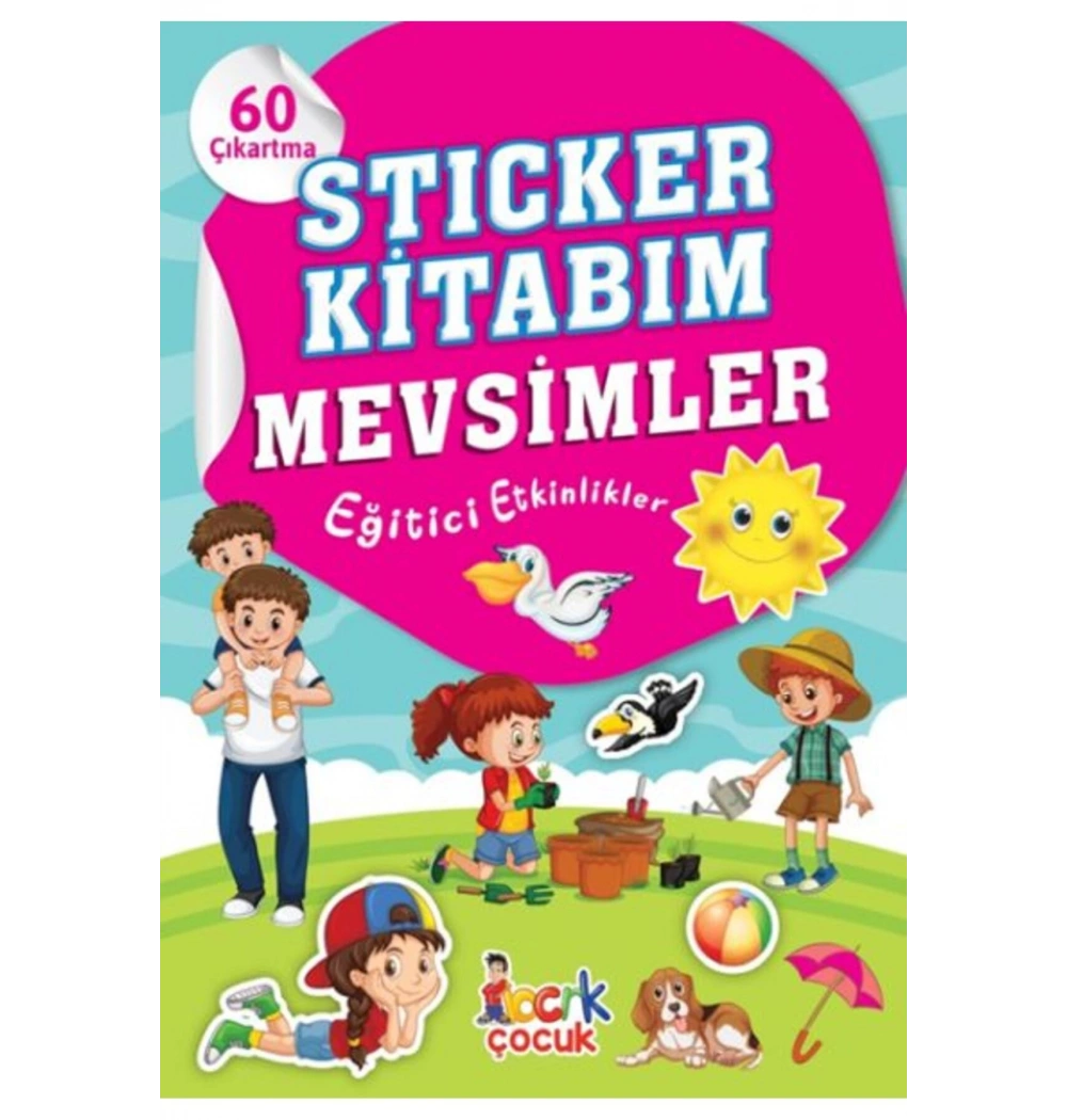 Stıcker Kitabım Mevsimler Eğitici Etkinlikler  Bıcırık