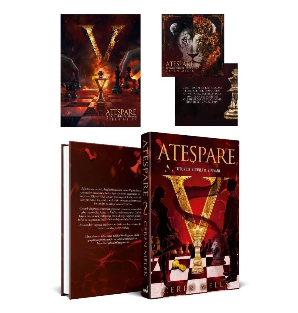 Ateşpare Tutuklu Zihinler Zindanı-Ciltli- Ceren Melek  İndigo