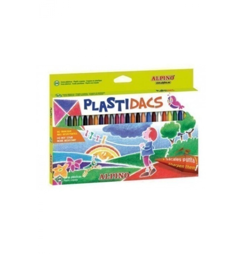 Alpino  Plastıdacs 24  Renk  Mum Boya   Pa 1004