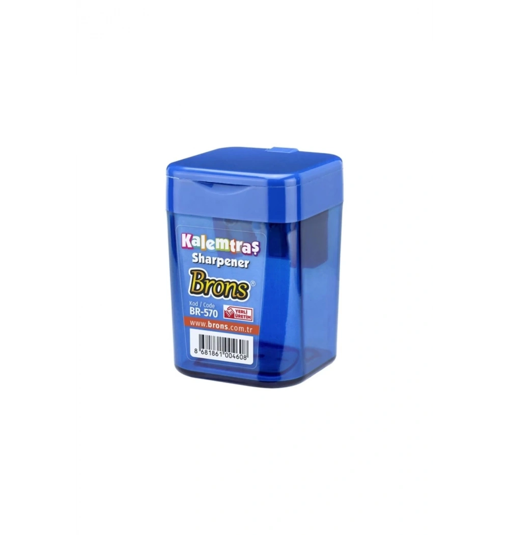 Brons Hazneli Kalemtraş Kare Br-570