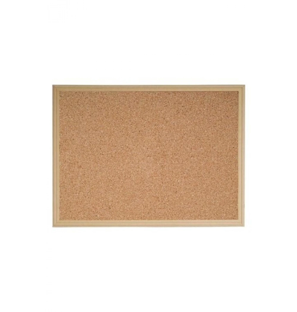 İnter 50X70 Ahşap Çerçeveli Duvara Monte Mantar Pano Kod:Int-511-3