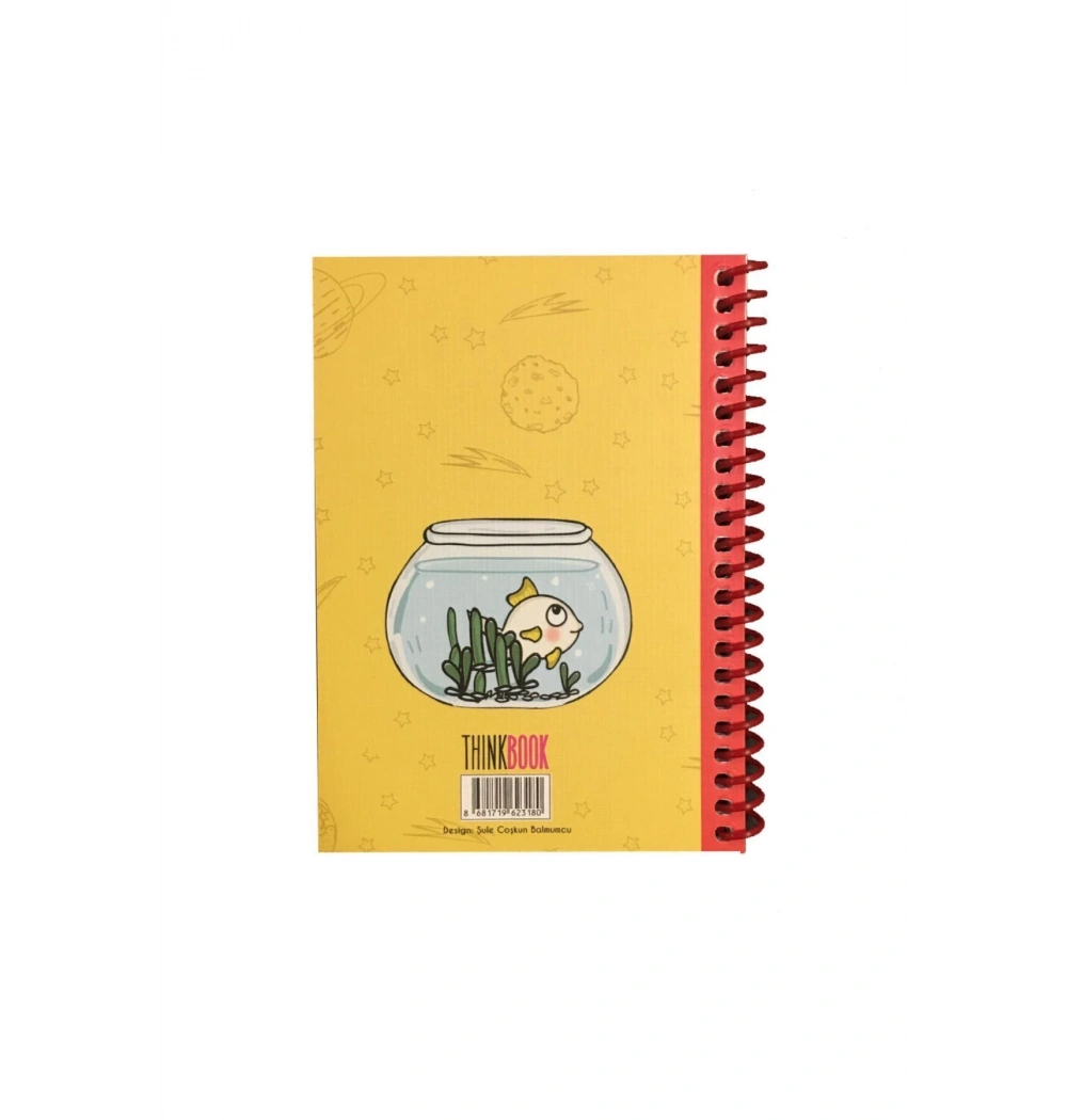 Thinkbook Relocate Kırmızı Spiralli Not Defteri