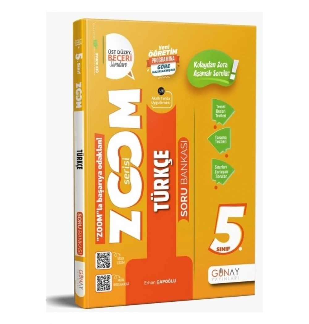 Günay 5.Sınıf Türkçe Soru Bankası Zoom Serisi