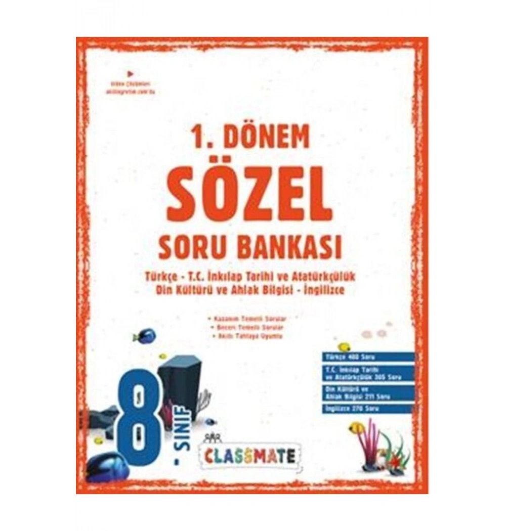 Okyanus 8.Sınıf 1.Dönem Sözel Soru Bankası Classmate