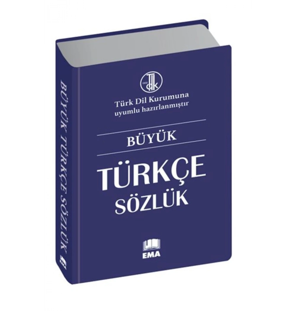 Büyük Türkçe Sözlük Plastik Kapak Tdk Uyumlu     Ema