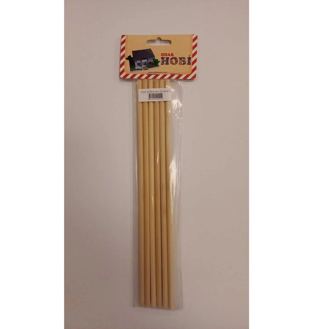 Odak Çıta Yuvarlak 6 Mm 25 Cm 6 Adet