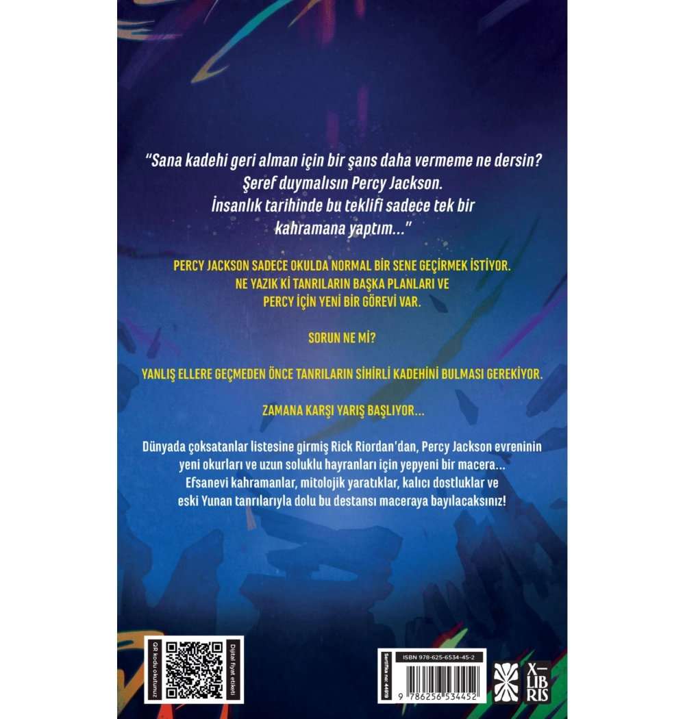 Percy Jackson Ve Olimposlular Tanrıların Kadehi  Rıck Rıordan  Xlıbrıs