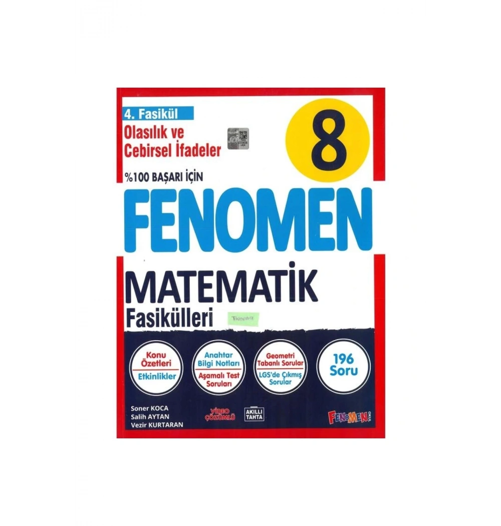 Fenomen 8.Sınıf Matematik 4.Fasikül Olasılık