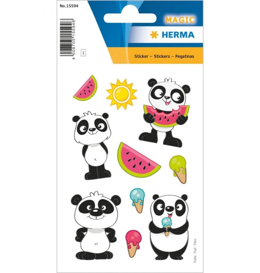 Herma Magıc Etiket Pandalar 15594