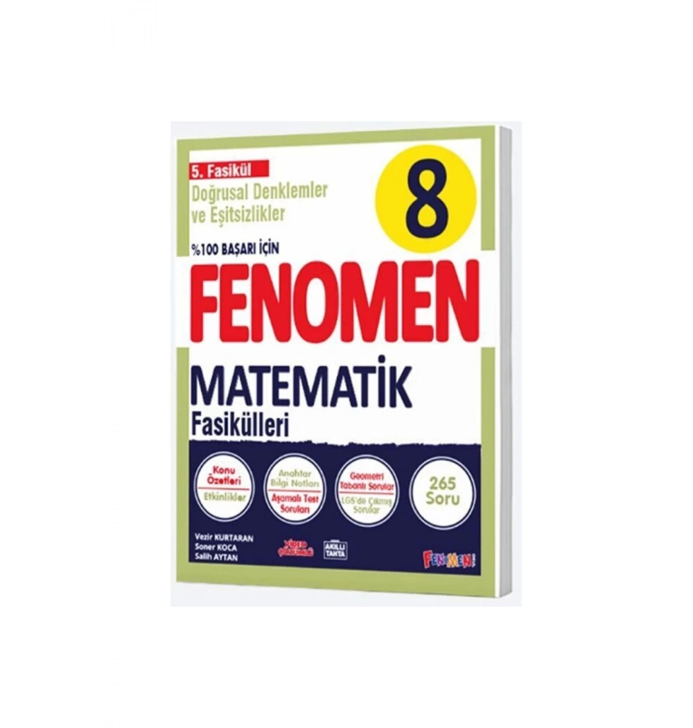 Fenomen 8.Sınıf Matematik 5.Fasikül Doğrusal Denklemler
