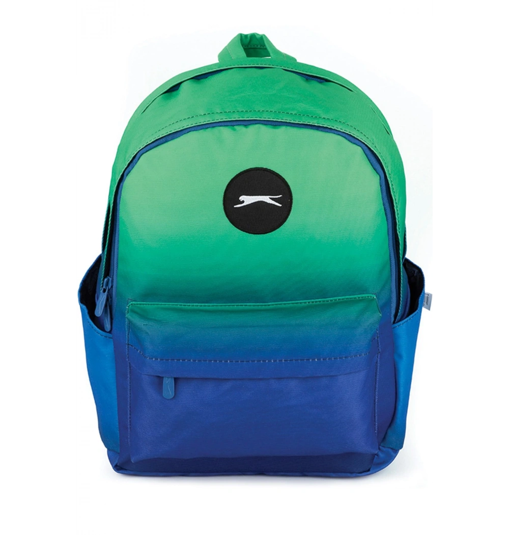 Slazenger Green Blue Color Rıot Kolej Çantası 23074