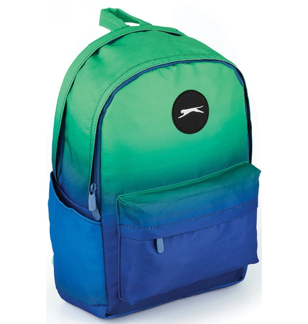 Slazenger Green Blue Color Rıot Kolej Çantası 23074
