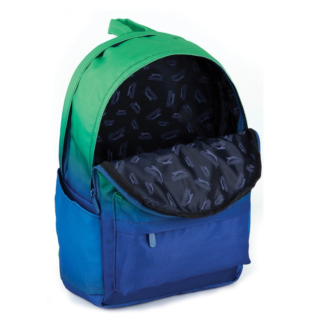 Slazenger Green Blue Color Rıot Kolej Çantası 23074