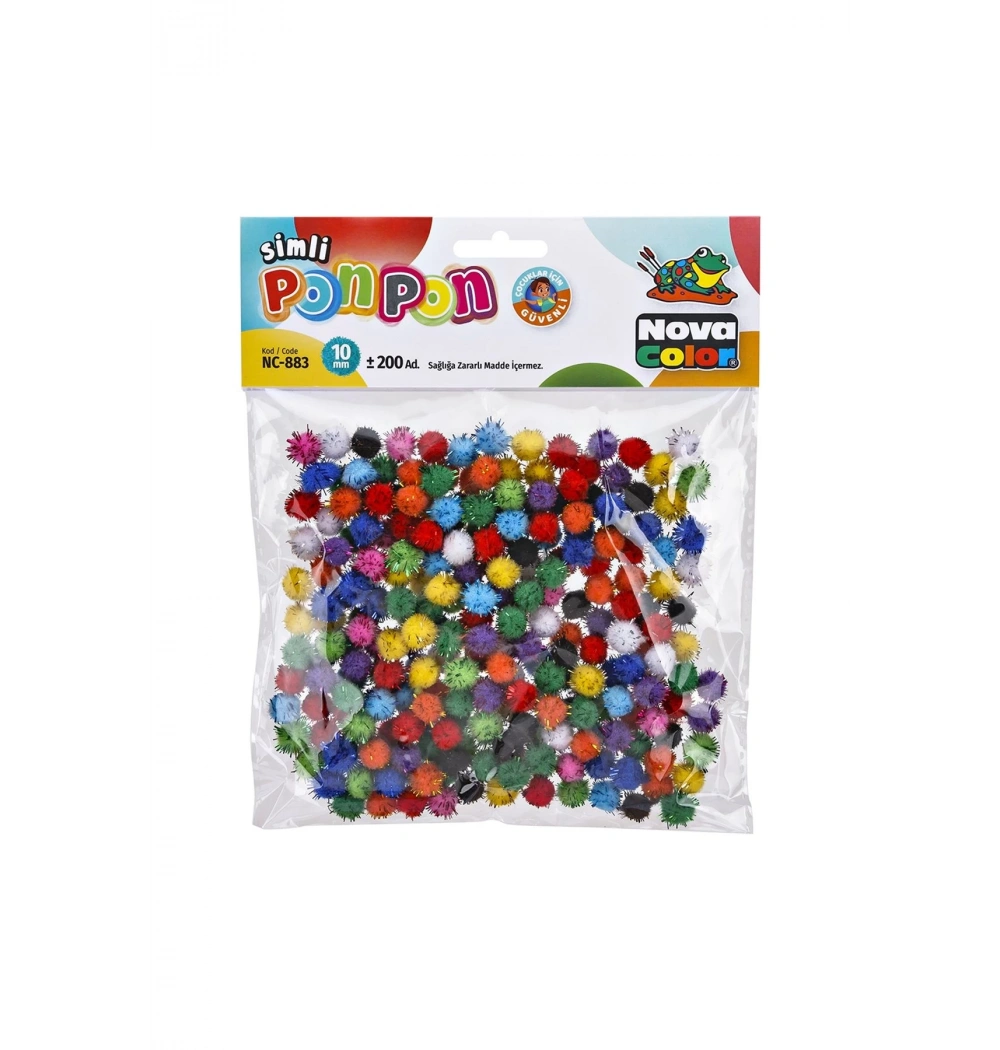 Nova Color Ponpon Simli 10 Mm (200 Lü) Nc-883