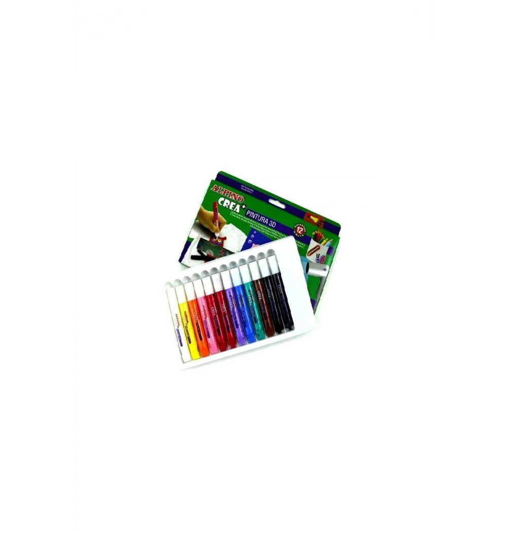 Alpino  Crea Pıntura 3D Boya 12 Renk     Dh 05
