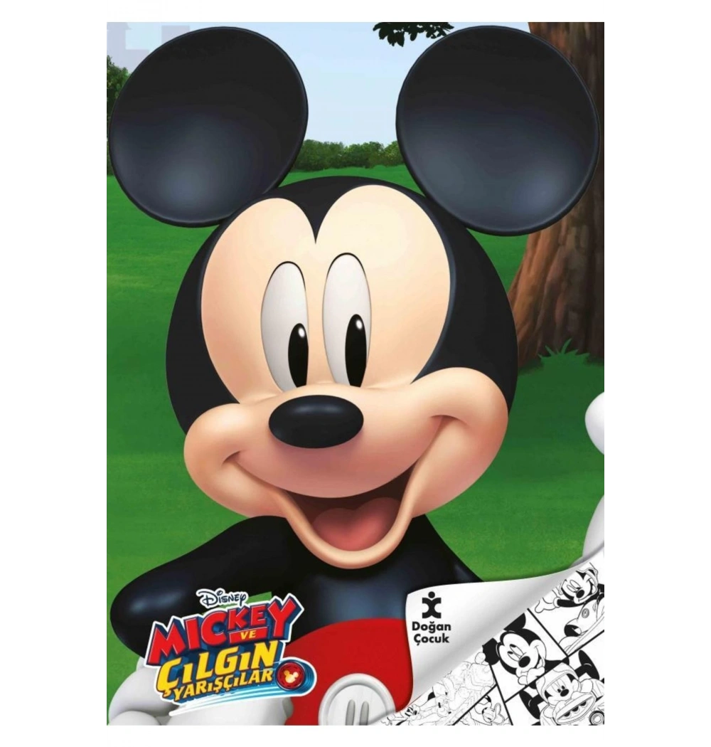 Disney Mıckey Yarışları Boyama  Doğan Çocuk