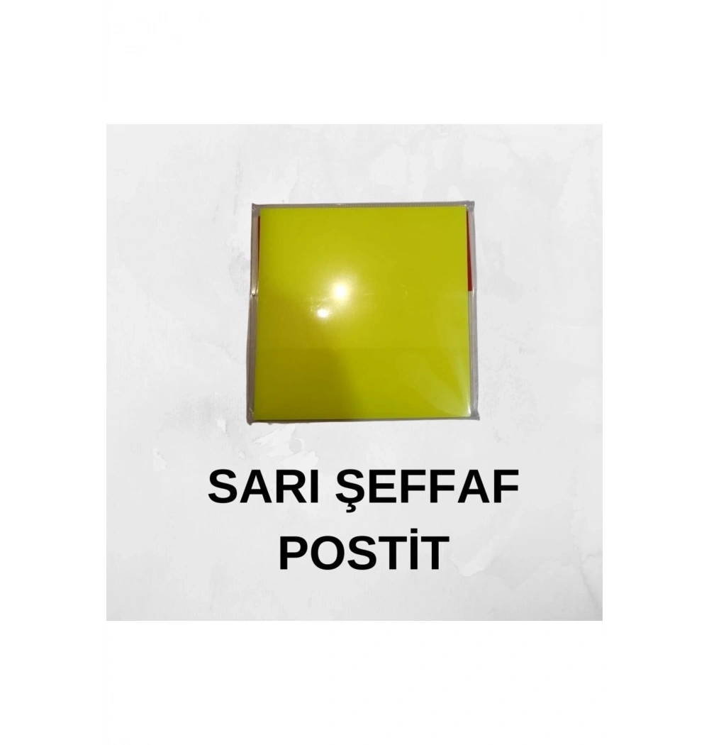 Rubenis 76*76 Mm 50  Yaprak Şeffaf Postit Sarı Rps-151