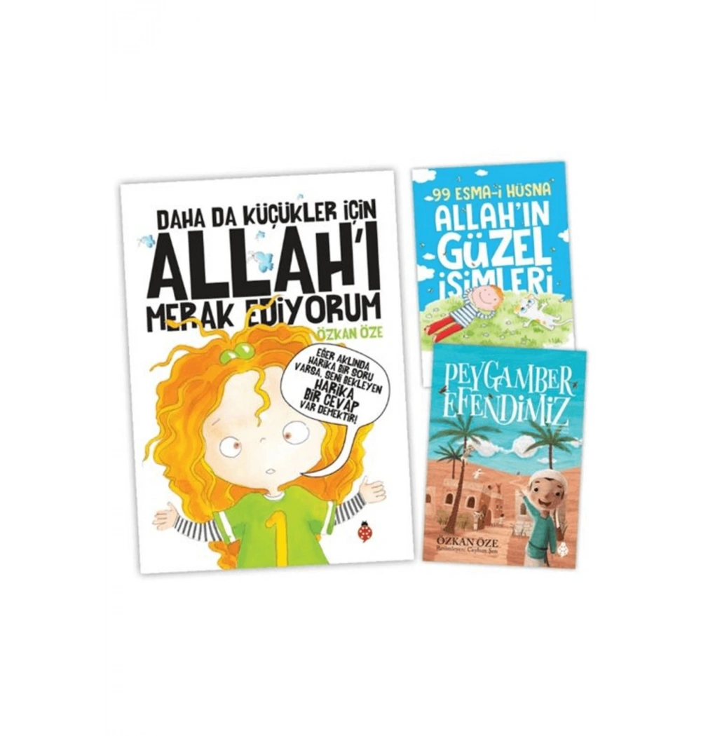 Dahada Küçükler İçin Dini Kitaplar 3 Lü Set  Özkan Öze  Uğurböceği Yayın