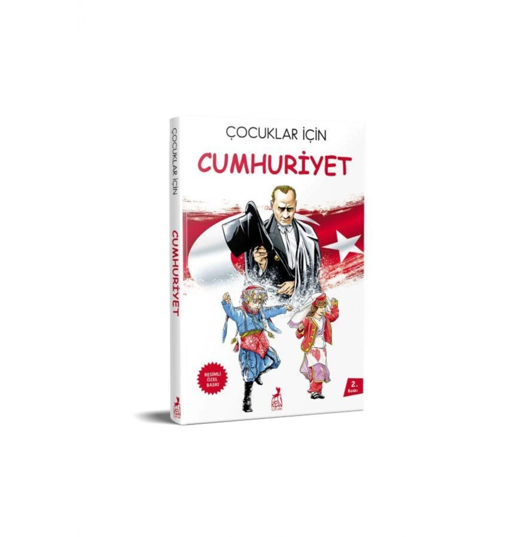 Çocuklar İçin Cumhuriyet Resimli Özel Baskı  Renkitap