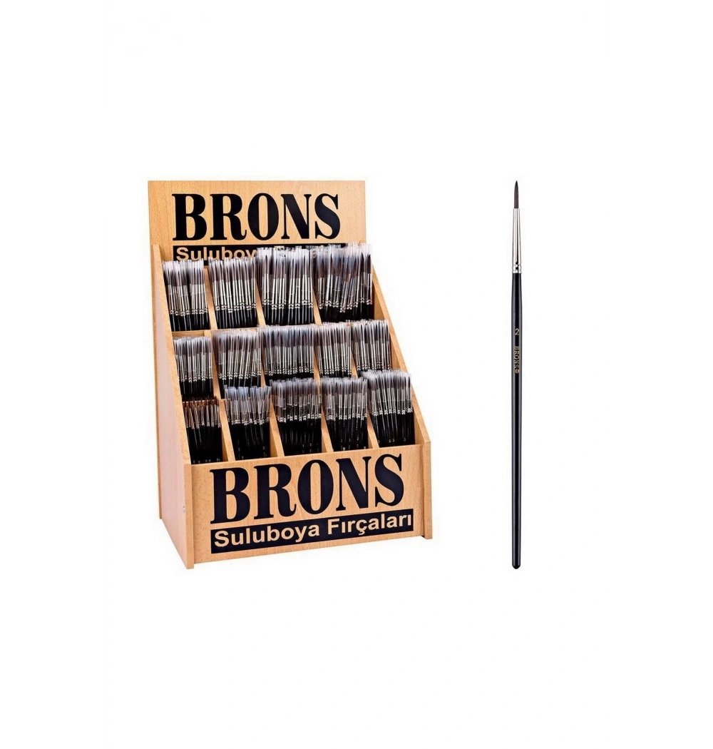 Brons Suluboya Fırçası No:2 Br-233