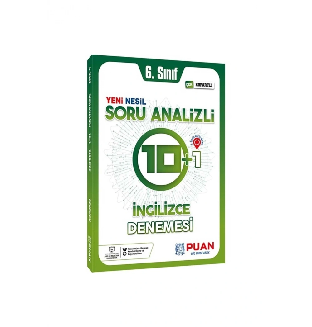 Puan 6.Sınıf İngilizce 10+1 Denemesi