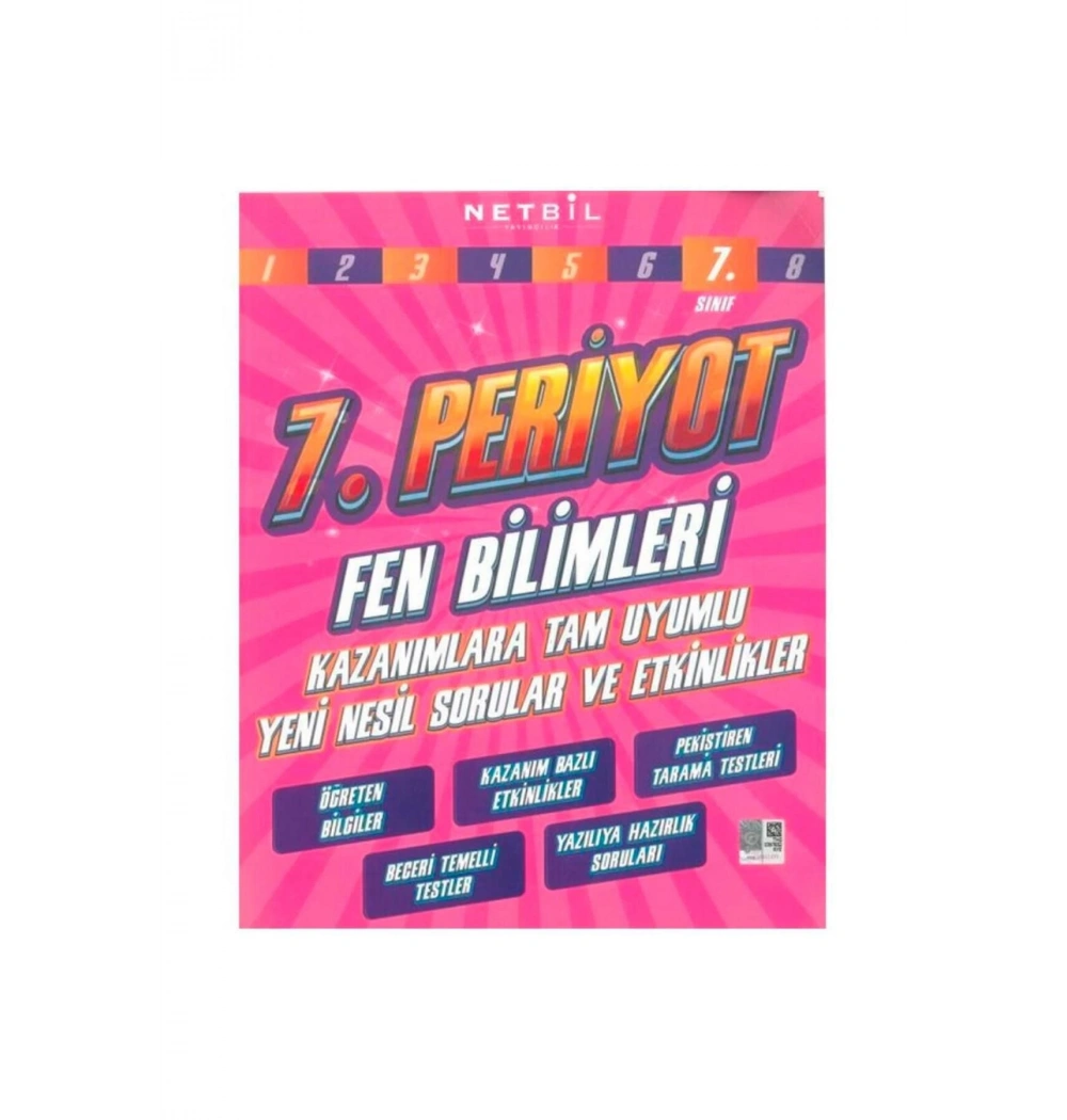 Netbil 7.Sınıf Fen Bilimleri Periyot Etkinlikli Soru Bankası