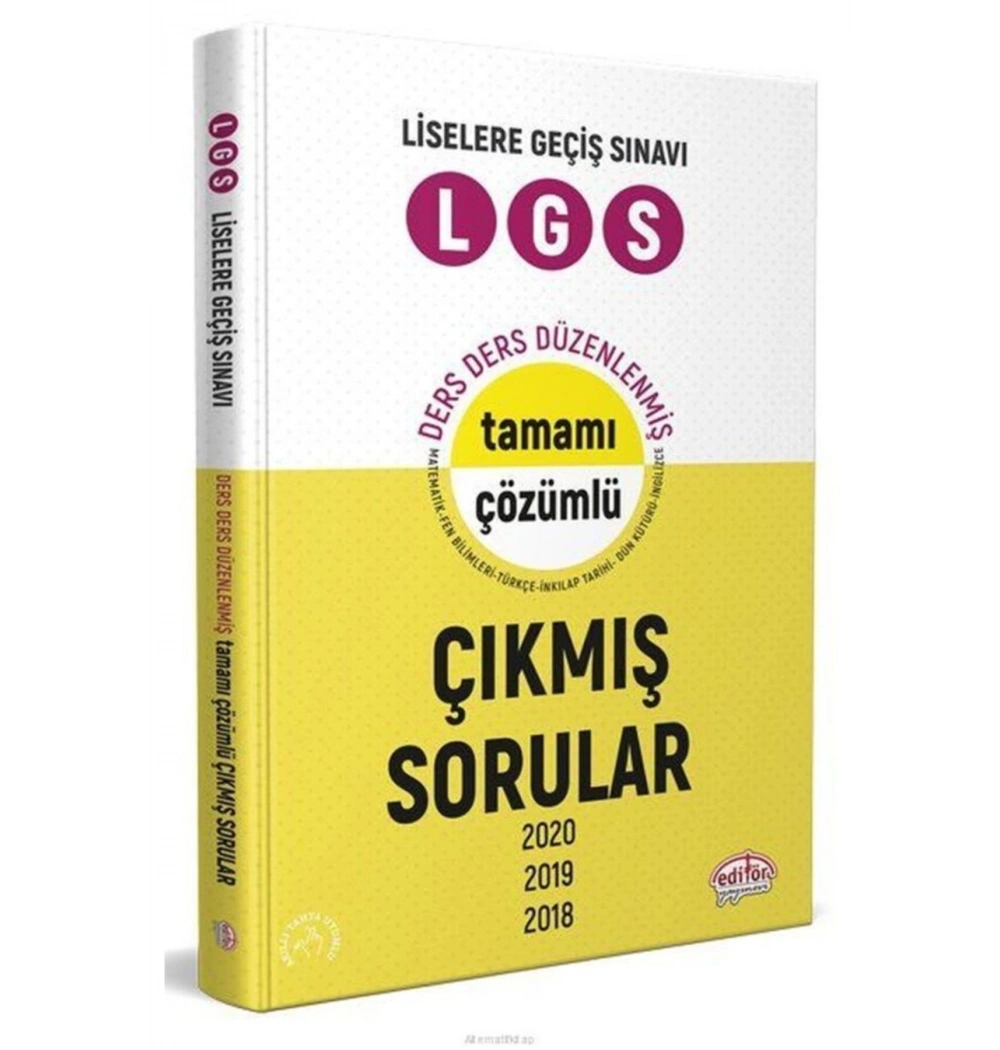 Editör Lgs 2018-2020 Çıkmış Çözümlü Sorular