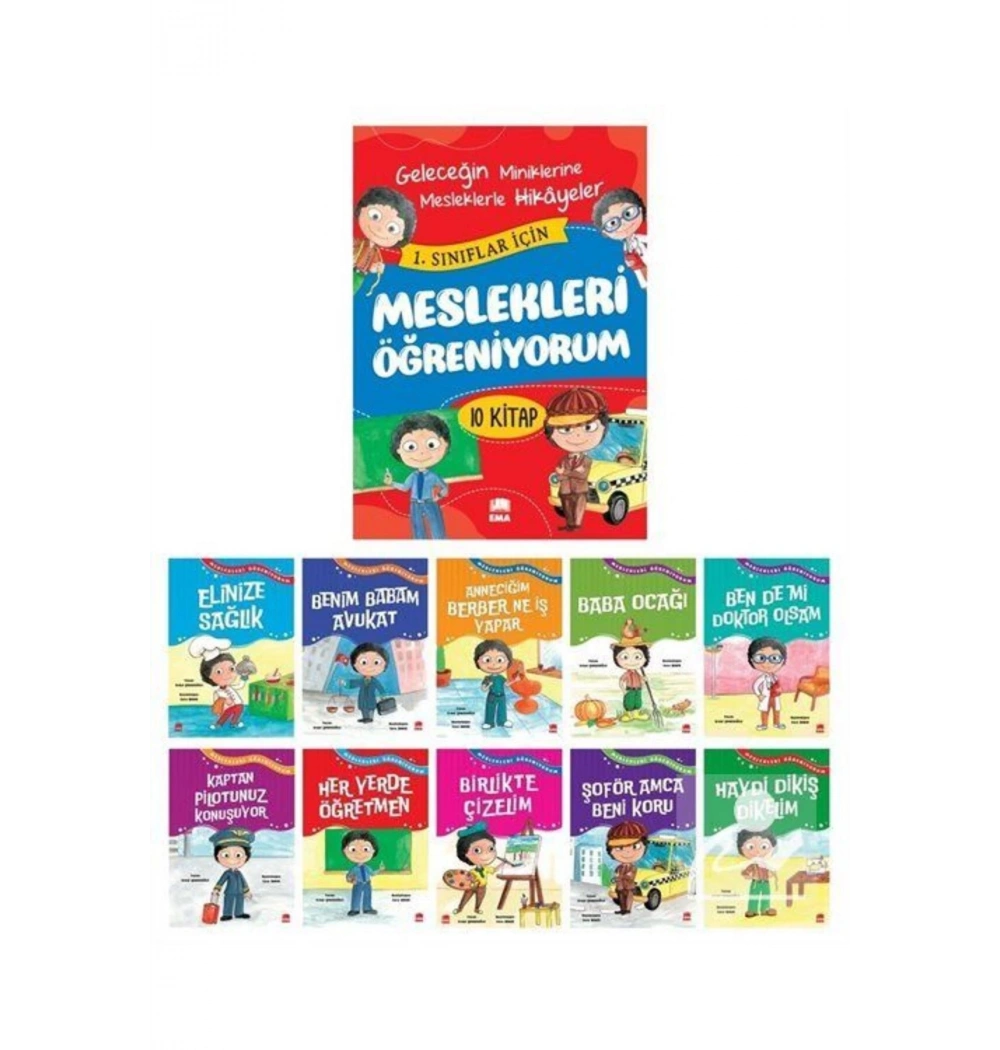 Meslekleri Öğreniyorum Serisi   Büyük Boy       A016    Ema