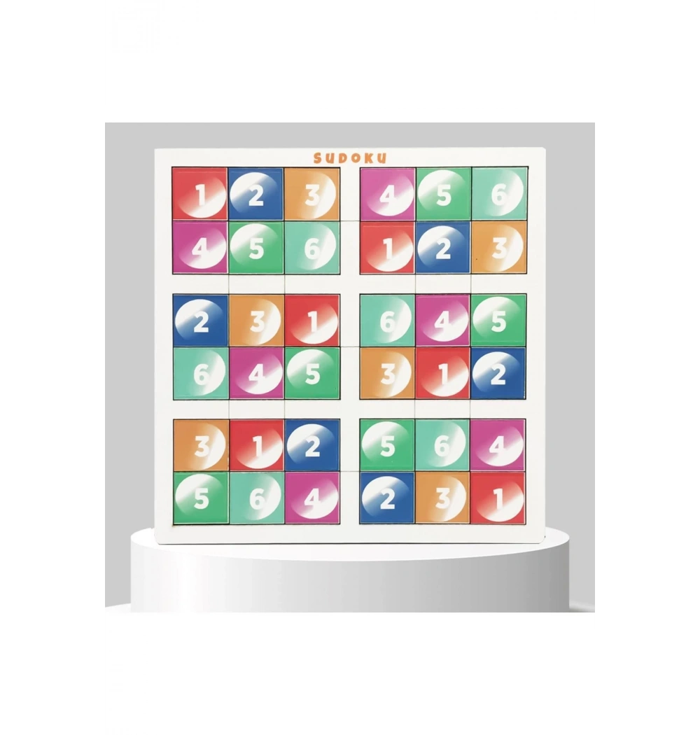 Sudoku  Eğitime Yardımcı  Ahşap Zeka Oyuncağı 9+ Yaş Ve Üzeri Moonbeavers