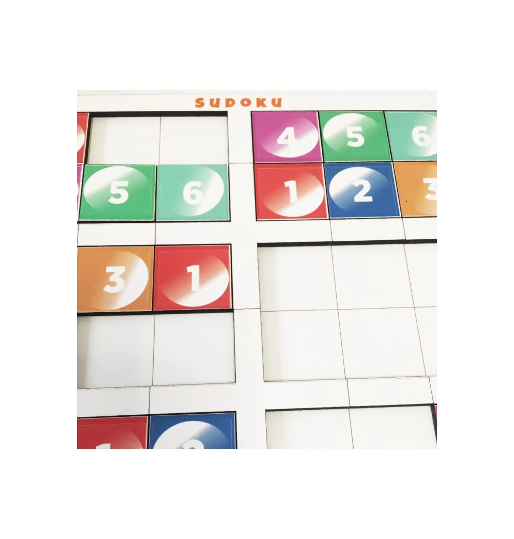 Sudoku  Eğitime Yardımcı  Ahşap Zeka Oyuncağı 9+ Yaş Ve Üzeri Moonbeavers
