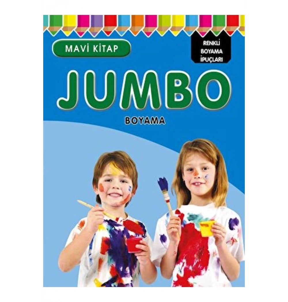 Jumbo Boyama Mavi Kitap Parıltı