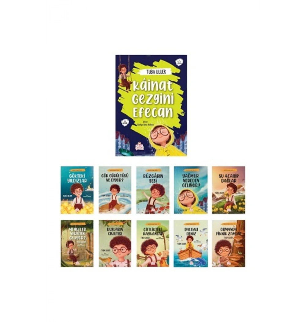 Kainat Gezgini Efecan 10 Kitap Set  Tuba Uluer  Nesil Çocuk