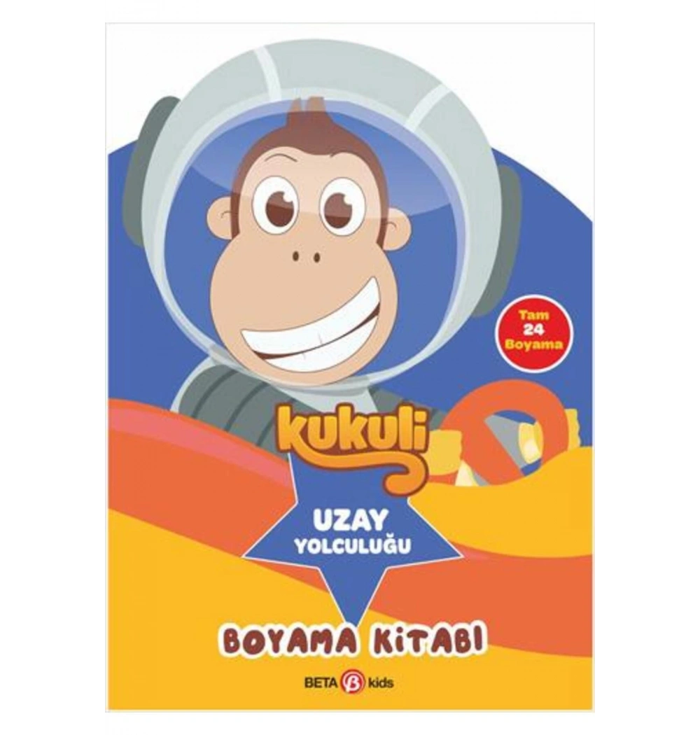 Kukuli Uzay Yolculuğu Boyama Kitabı  Beta Kıds