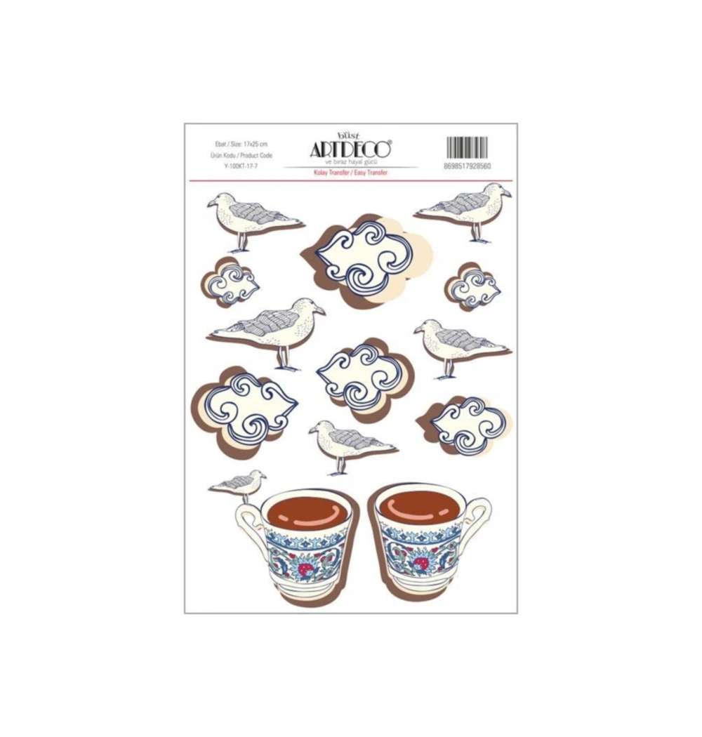 Lisans Artdeco Kolay Transfer 17X25 Cm  Lv-Y-100-Kt17-7