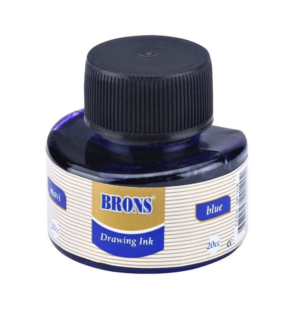 Brons Çini Mürekkebi  Mavi