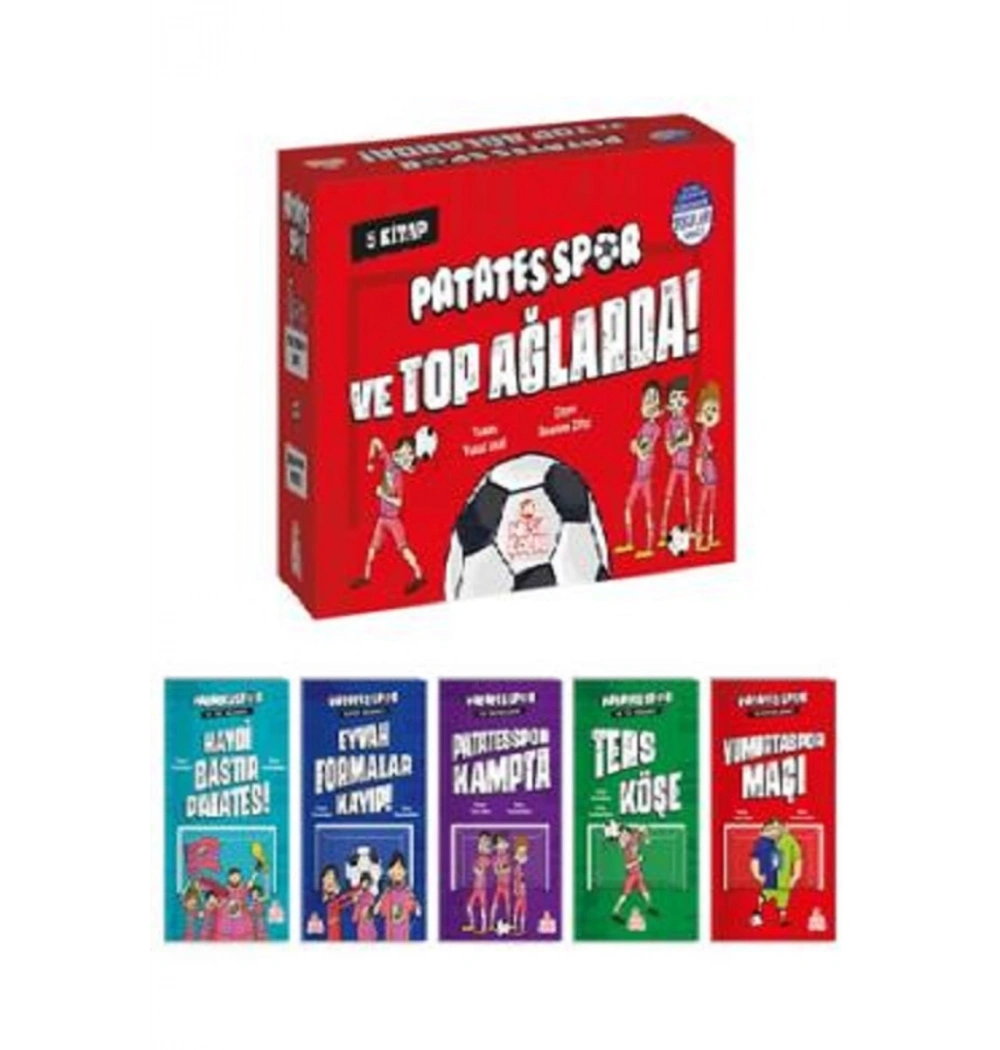 Patates Spor Ve Top Ağlarda 5 Kitap Set  Nesil Çocuk