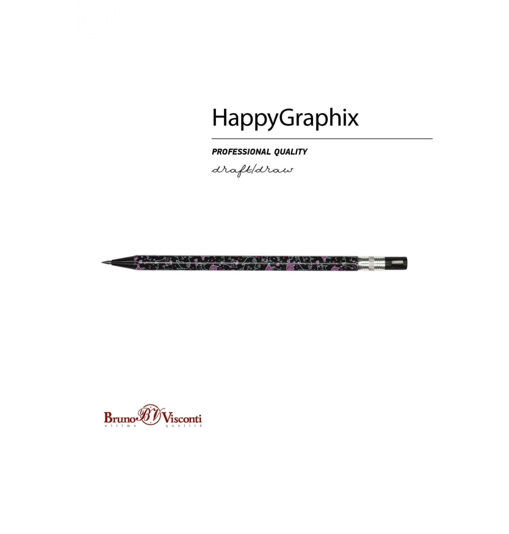 Bruno Visconti Fungraphix  Versatil Kalem 2 Mm , Kalemtraşlı. Kedi 21-0041/06