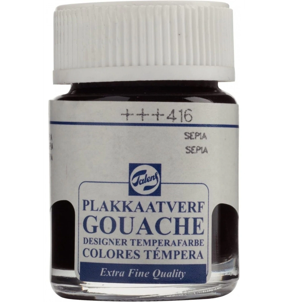 Talens 16 Ml Guaj Boya Sepıa - Kırmızımsı Kahve (416)