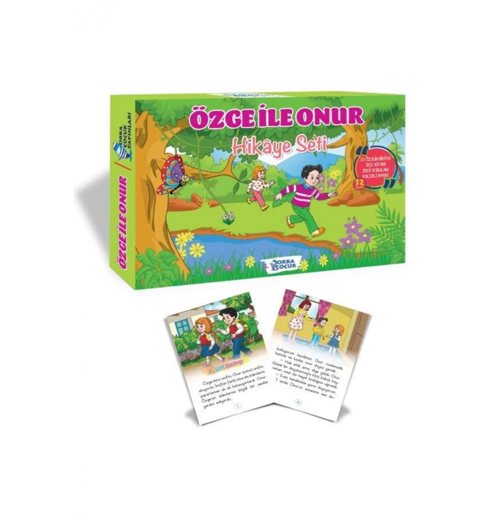 Özge İle Onur 2.Sınıflara Hikaye Seti 10 Kitap Orka Çocuk