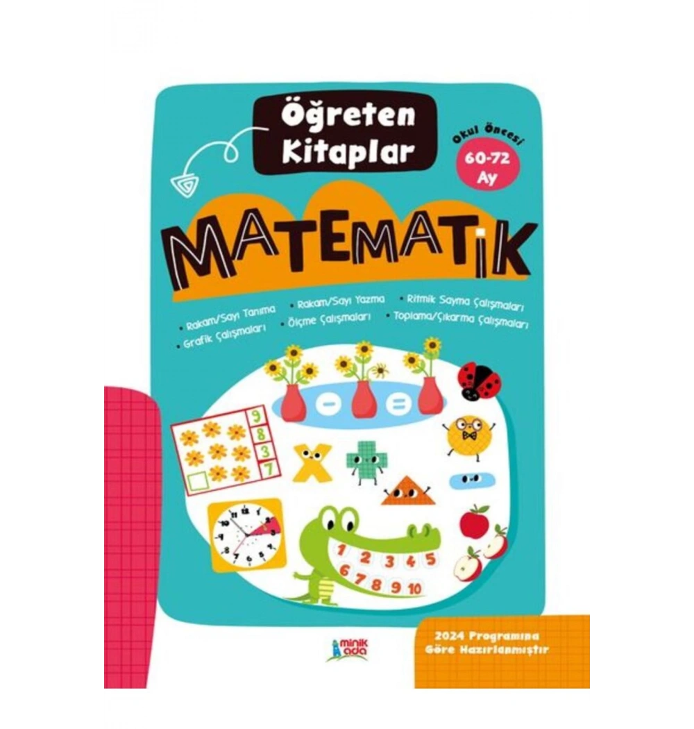 Öğreten Kitaplar 8 Kitap Set 60-72 Ay  Minik Ada